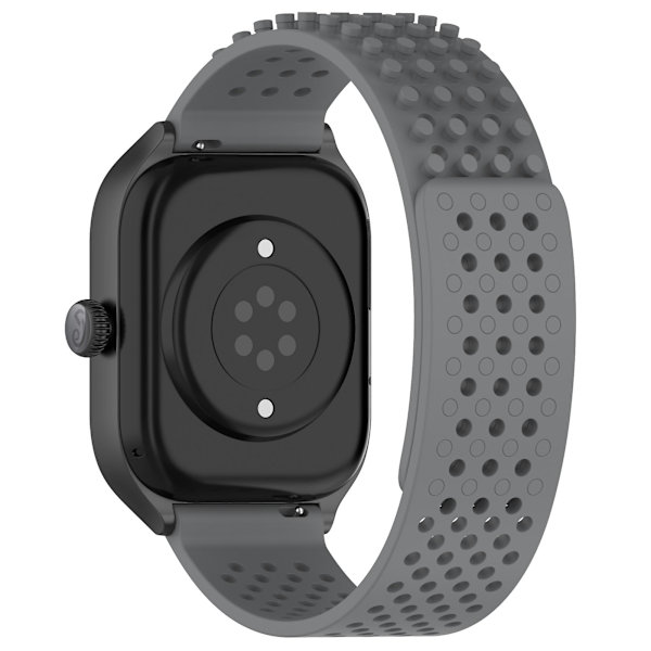 Silikonklockarmband 20 mm Andningsbart klockarmband för Garmin Vivoactive 5/garminactive 5/venu Sq 2 Grey