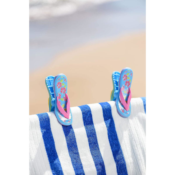 Flip-flops strandhåndklædeklemme Bærbar håndklædeklemme$sød strandhåndklæde vindtæt klip$sød strandflip-flop håndklædeklemme