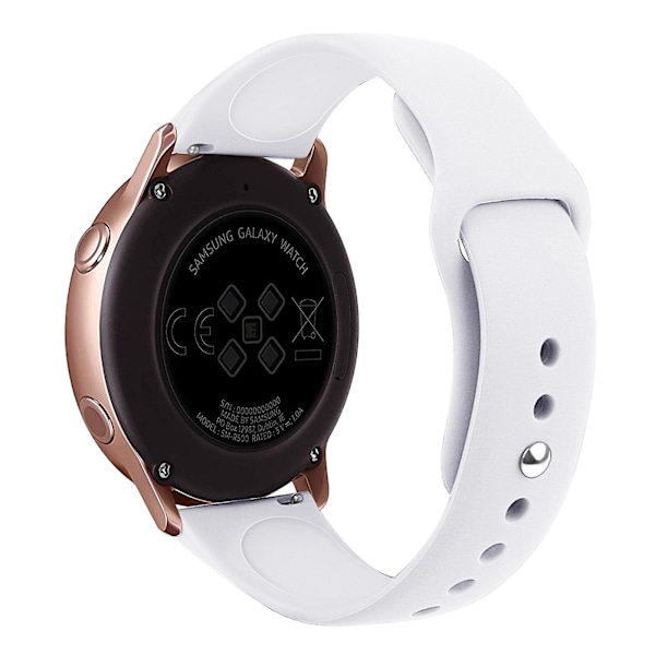 Samsung Galaxy Watch Active2 Bluetooth -versio 40mm älykello yksivärinen silikoniranneke White