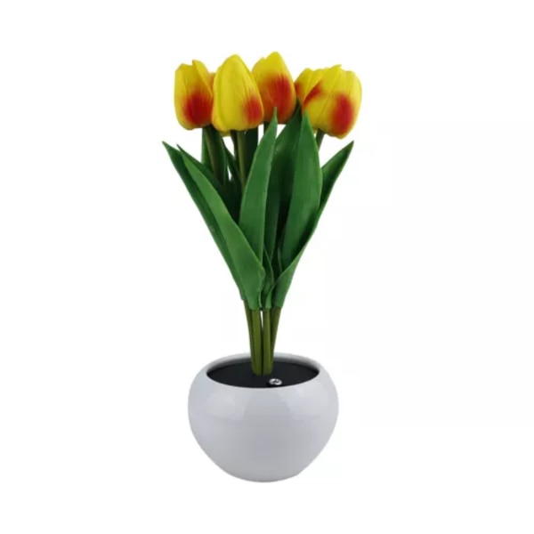 LED Tulipan Sengelampe til skrivebord - sikker læselampe til bryllup eller Valentinsdag H