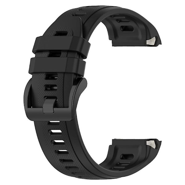 Silikonarmband för Approach S70 42mm 47mm Svettsäkert bälte justerbart band Black 47MM