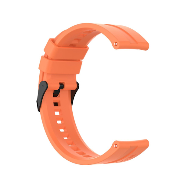 Til Huawei Watch Gt 2 46mm urrem med sort spænde Vibrant Orange