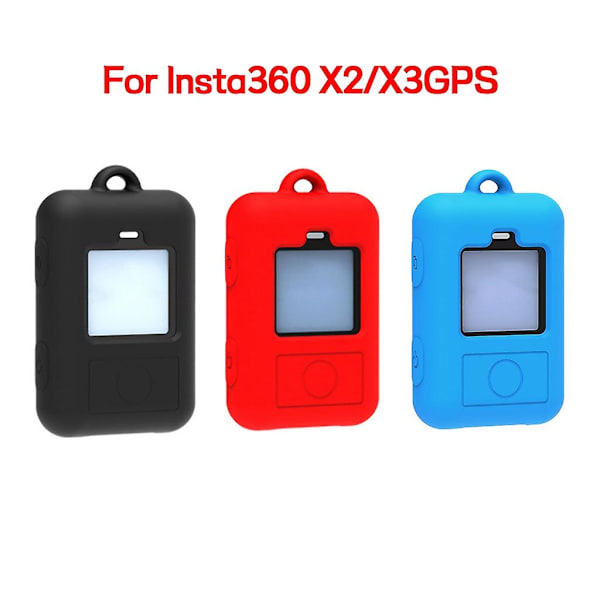 Silikonikotelo Insta360x2/x3 Rs Gps -kameran kaukosäätimelle, pölytiivis Red Color