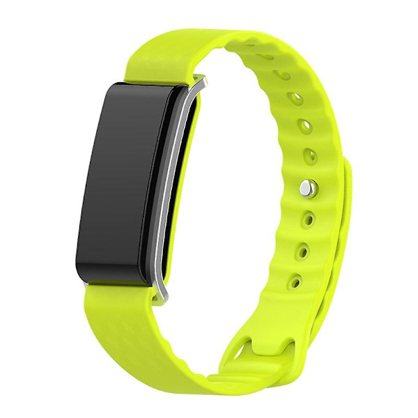 för Huawei for Honor A2 Slitstark rem Dropsäkert armband Svettsäker Loop Wristb Yellow green