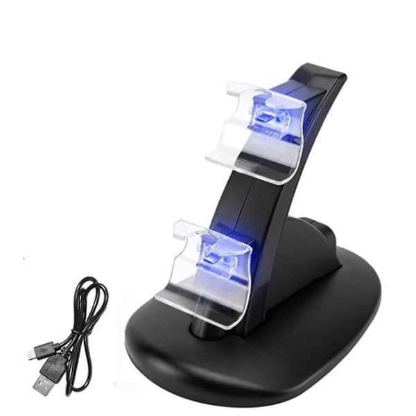 Dobbel kontrollerlader for Xbox One S X ladestasjon dokkingstasjon