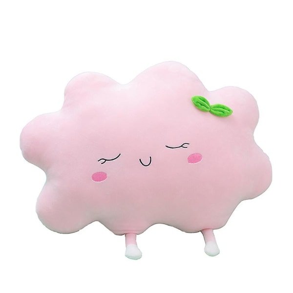 Skyer, Solpude Dun Bomuld Plys Pude Cloud Pink Pillow