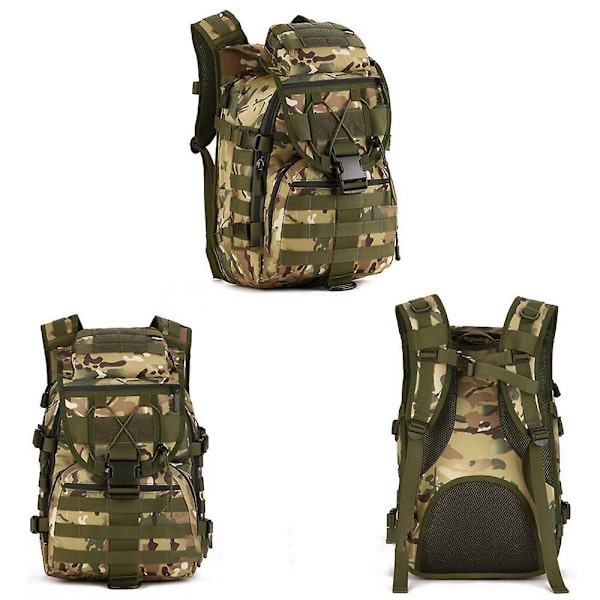 Militär ryggsäck, 40L taktisk ryggsäck - FÄRG: CP camouflage