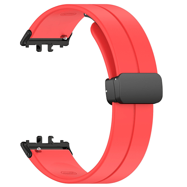 Ersättning för Samsung Galaxy Fit3 SM-R390 Silikonarmband med vikspänne Red