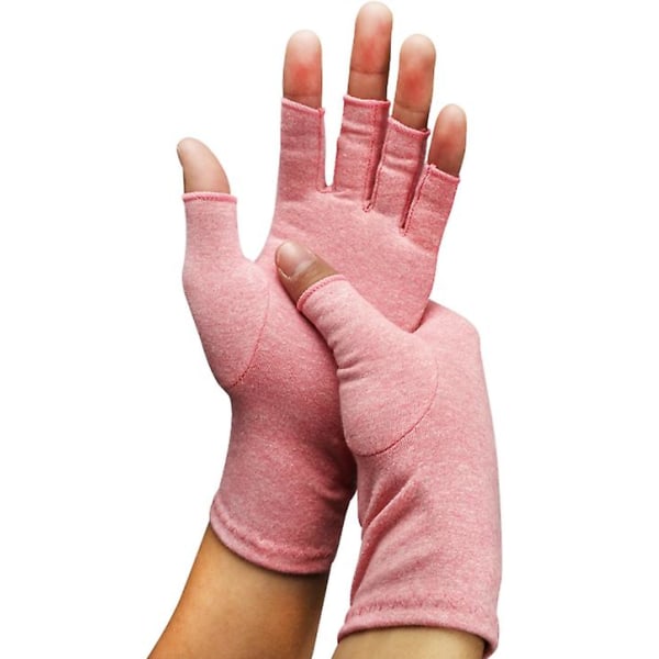 Herre Termohansker for kvinner Unisex Half Finger Stretch Fingerless Hansker A-S