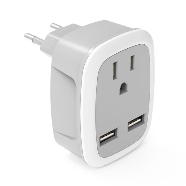Adapter - Europeisk Reiseplugg