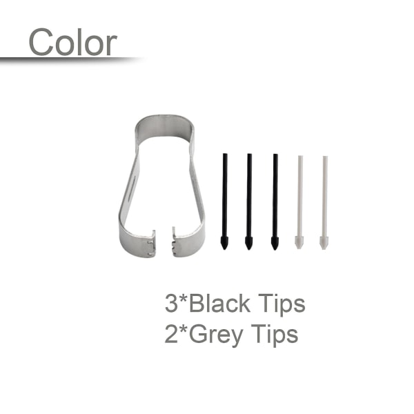 Vaihda kosketuskynän kärjet S-kynän kärjet Samsung Galaxy Tab S6 S7:lle + pinsetille White and gray