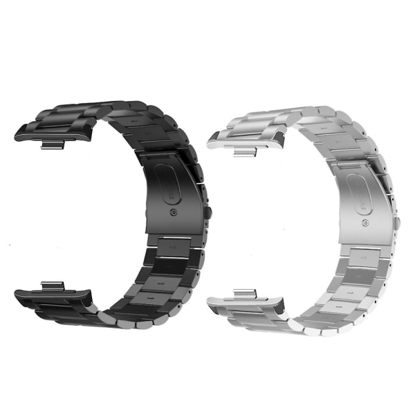 Andningsbart band för MiBand 8 Pro Durable Loop Smartwatch Fashionabelt armband Silver