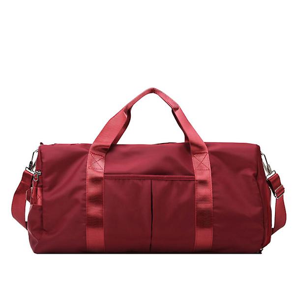 Kvinder Large Capacity Wet And Dry Gym Bag Svømmesportstaske yoga gym taske Red