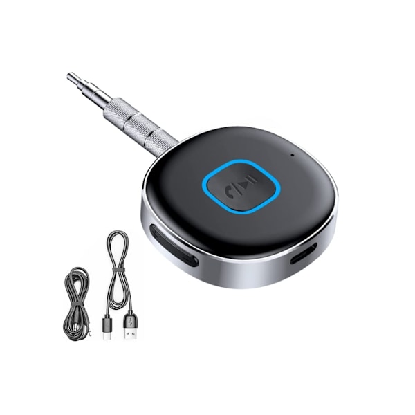 Bluetooth Bil Aux Adapter Bluetooth Modtager Bil Bluetooth Modtager Bluetooth 5.0 Bærbar Bil Aux Adapter 3.5mm Audio Opkald