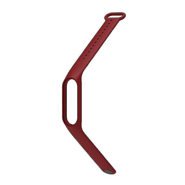 Mjuk TPU-klockarmband för Xiaomi Mi Band 7, justerbart armband Wine red, Wine Red L Xiaomi Mi Band 7