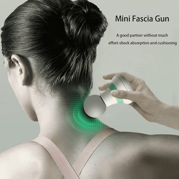 Handhållen minimassagerare USB-laddning vibration (blå) Blue