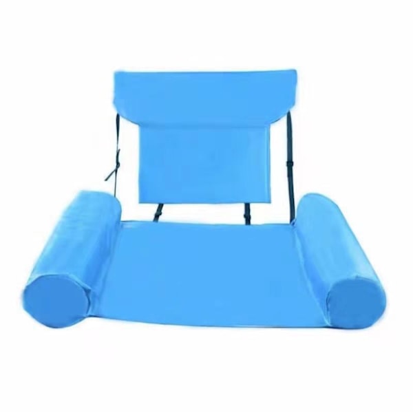 Luksuriøs Oppblåsbar Vannseng - Slitesterk Pvc Flytende Senge Sofa (Himmelblå)