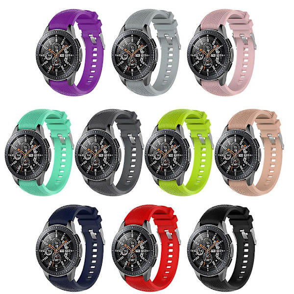 för watch 46mm Slitstark Rem Armband Svettsäker Loop Armband
