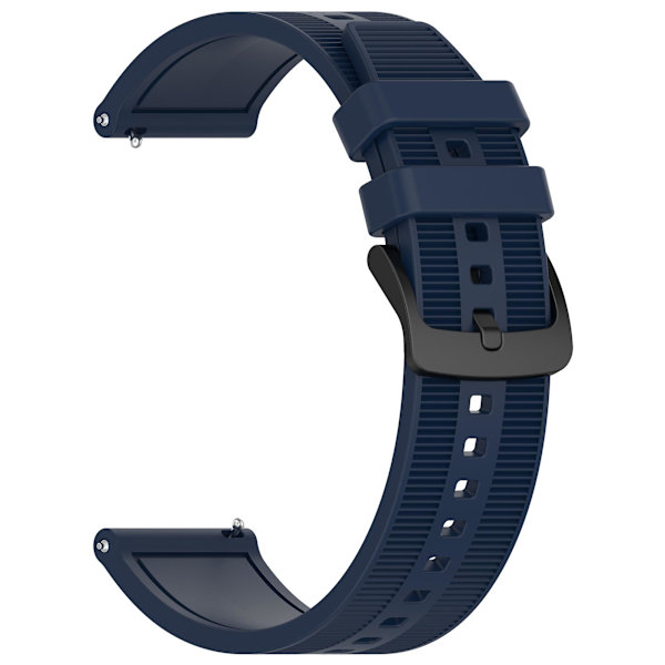 Huawei Watch GT 4 / Garmin Venu 2 -kellolle 22 mm:n pehmeä silikoniranneke Navy Blue
