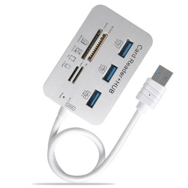 Adapter - Usb Hub Multiport, Usb 3.0-udvidelse til pc