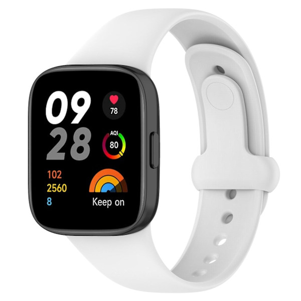 Silikonarmbånd for Redmi Watch 3 White