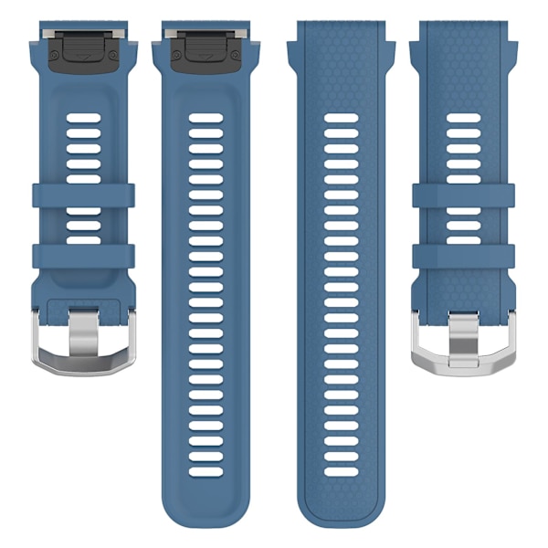 Silikonklokkebånd for Garmin MARQ/Approach S62/S60, Honeycomb Texture Replacement Watch Strap Blue