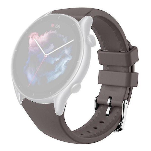 22mm silikonihihna Huami Amazfit Gtr 4/gtr 3/gtr 3 Pro / Huawei Watch Gt 3 42/46mm Dark Grey