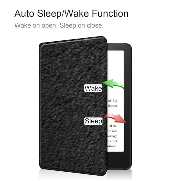 Ultratunn Vattentät Automatisk Sov-/väckningsfunktion för Kindle Paperwhite 5 Brown