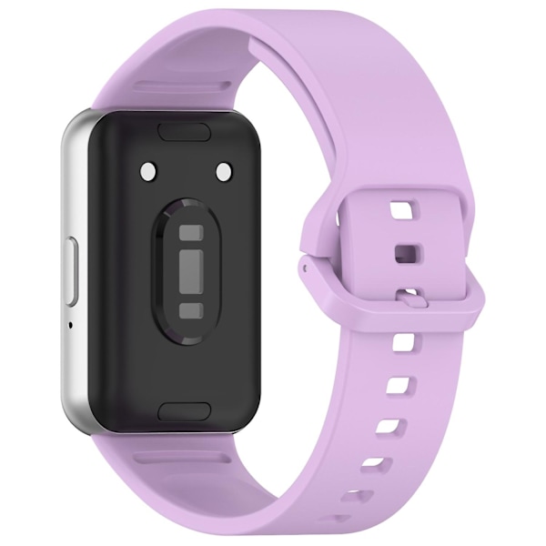 Til Samsung Galaxy Fit3 Fleksibelt Urrem Silikonarmbånd Håndledsarmbånd - Rød Light purple