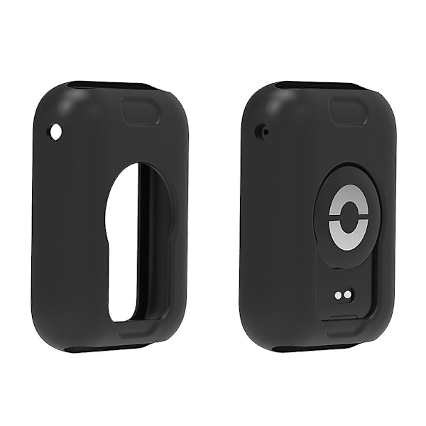 Blød silikoneetui til Xiaomi Smart Band 8 Pro, stødsikkert smartwatch-rammecover Black