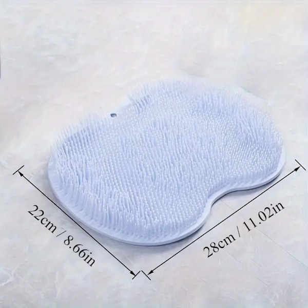 Anti-slip Brusefodsskrubber Massager (grå)