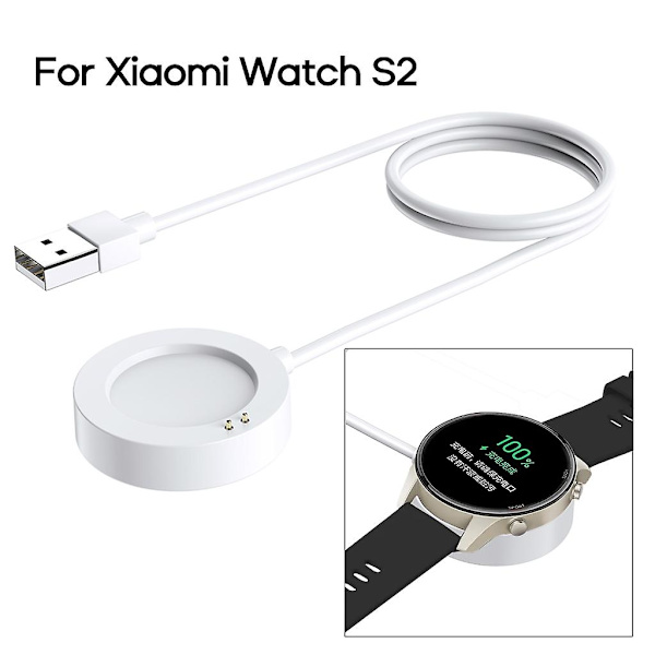 Magnetisk laderadapter for Watch S2-stativ, ladekabel, smartklokke-dokstativ