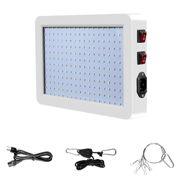 3000W LED Grow Light Hydroponic Full Spectrum Innendørs Veg Planter Telt Lampe 2000W-312LEDs US Plug