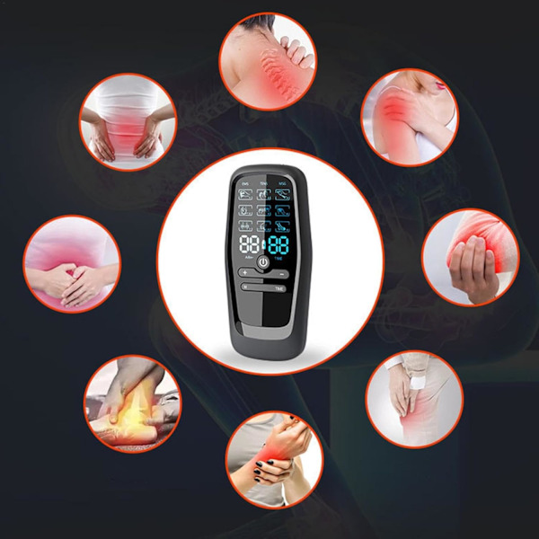 Ems Massager Mikro-Strømsterapi 4 Patches