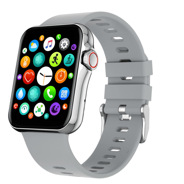 Smartwatch D06 Activity Fitness Tracker kompatibel med Ios Android Gray