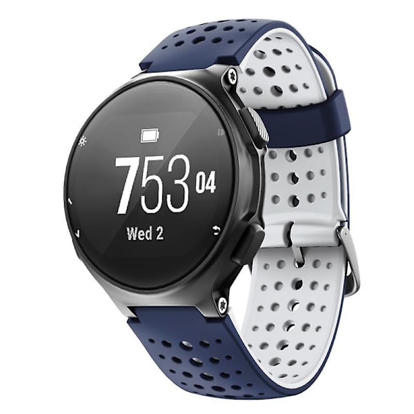 Silikoniranneke Garmin Forerunner 220 -kellolle Blue White