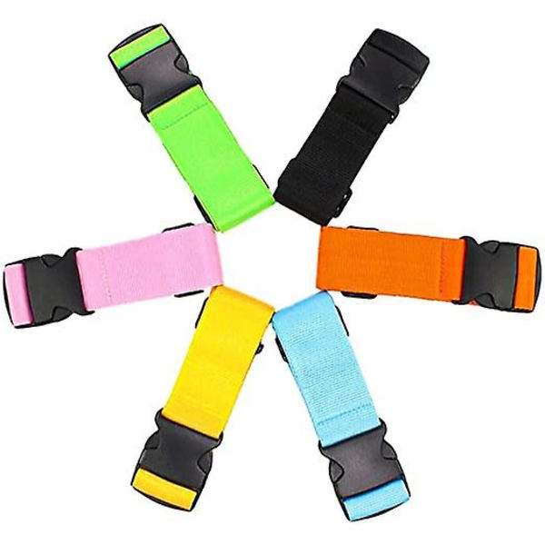 4 Pack matkalaukkujen hihnat matkalaukuille Hihna Matkavyöt Tarvikkeet Yellow