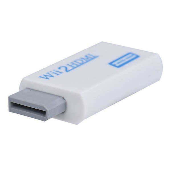 1080p Wii till HDMI Converter Mini 3,5 mm Adapter Wii2HDMI Audio HD Video Output