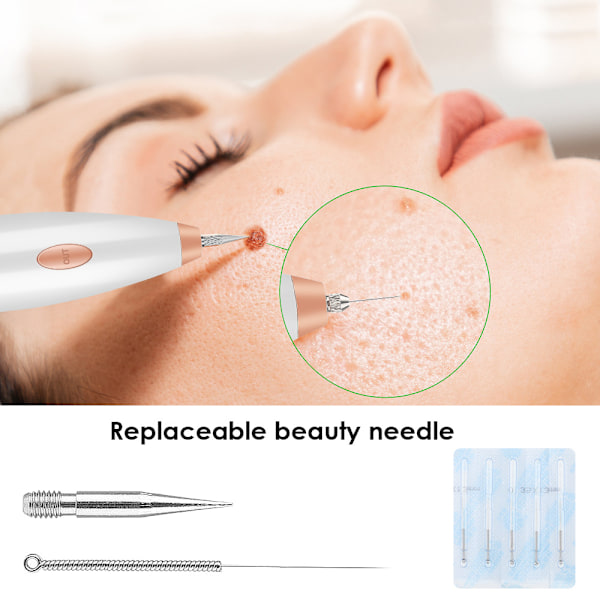 Laser Plasma Pen Fjernelse af fregner, 9 niveauer til scanning af pletter, lyse pletter og nevus