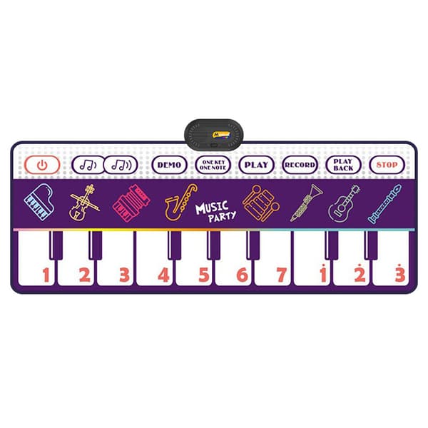 Spelmatta Halkfri multifunktionell pianomusikfilt 130*48cm (05)