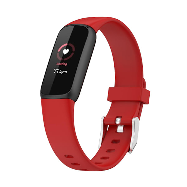 Fitbit Luxe -silikoniranneke L Red