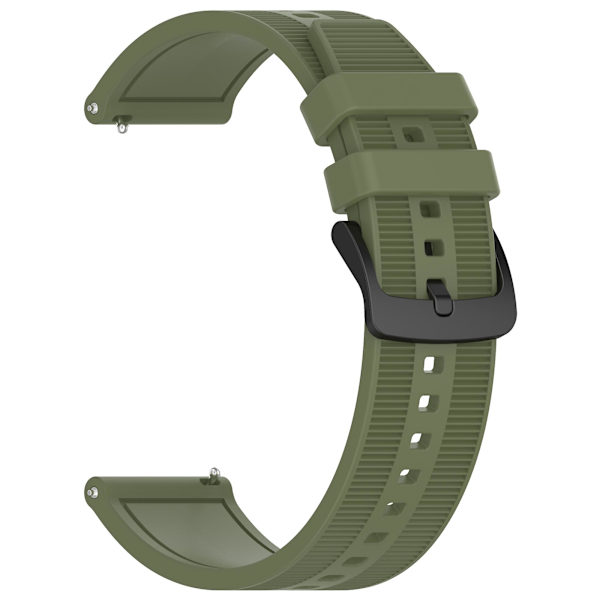 Huawei Watch GT 4 / Garmin Venu 2 -älykellolle 22 mm pehmeä silikoniranneke Official Green