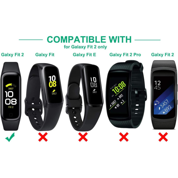 Kissmart oplader til Galaxy Fit 2, udskiftning af opladningskabel dock cradle til Samsung Galaxy Fit 2 SM-R220 Fitness Smart Band