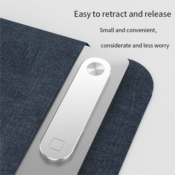 2 i 1 Laptop Expand Stand Notebook Til iPhone Xiaomi Support til Macbook Air Pro Desktop Holder Computer Notebook Tilbehør grey