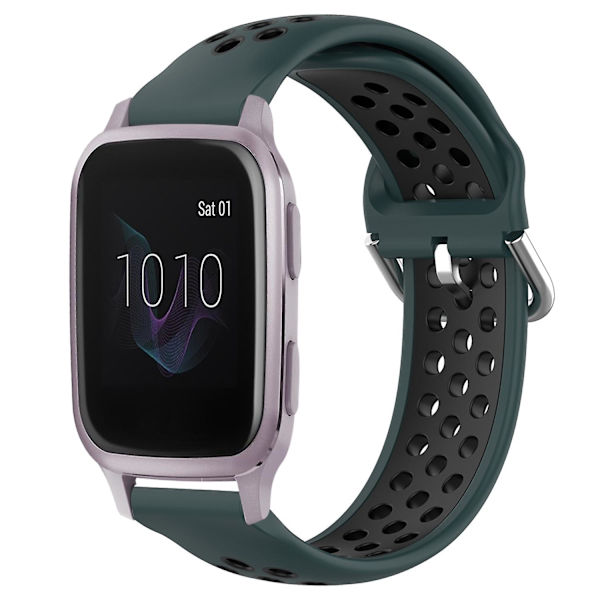 20 mm watch för Garmin Venu Sq Olive Green Black
