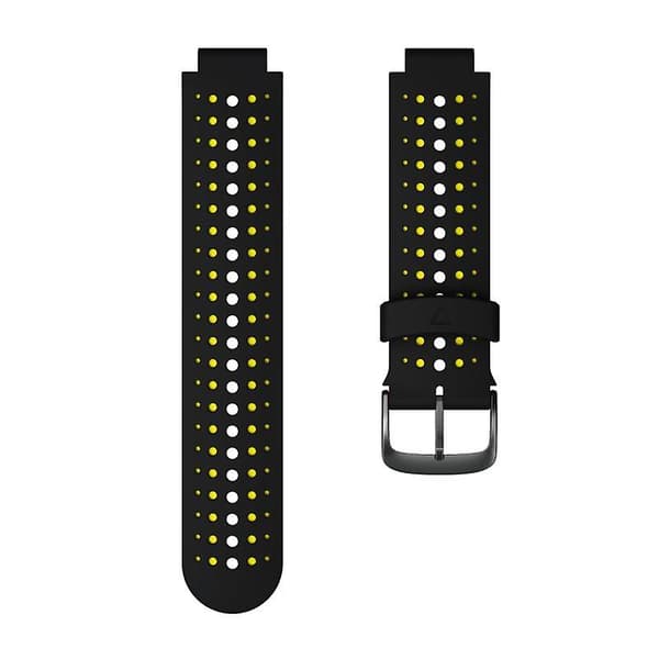 Silikonarmband för Garmin Forerunner 220 Black Yellow