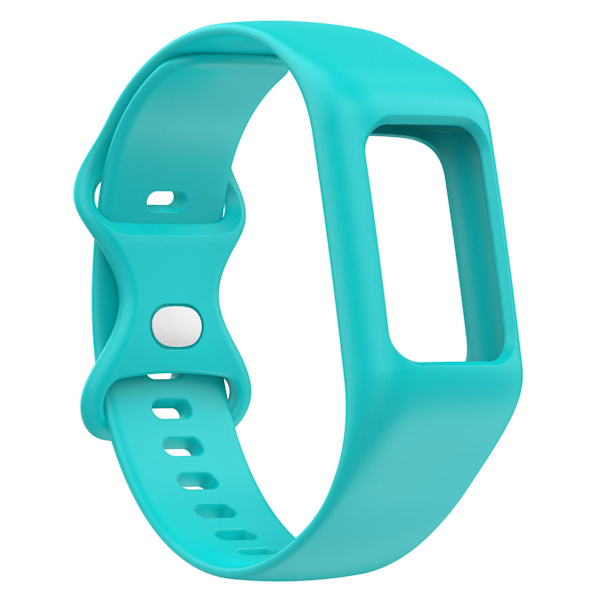 Integrer silikoneurrem til Fitbit Charge 6/5/4/3, urrem med etui Mint Green