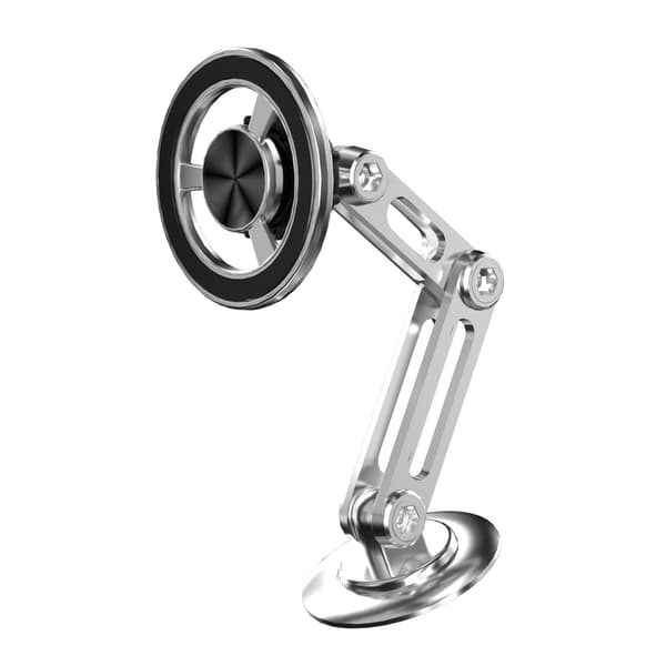 Magnetisk bilholder, 360° justering aluminiumslegering (sølv)