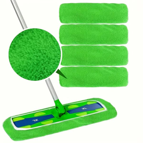 4 stk. Ekstra Store Genanvendelige Moppepude Refill 4pcs