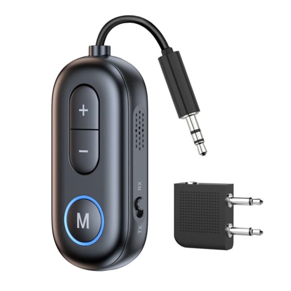 Bluetooth-mottaker med 3,5 mm Aux lydkontakt, BT13 med adapterplugg